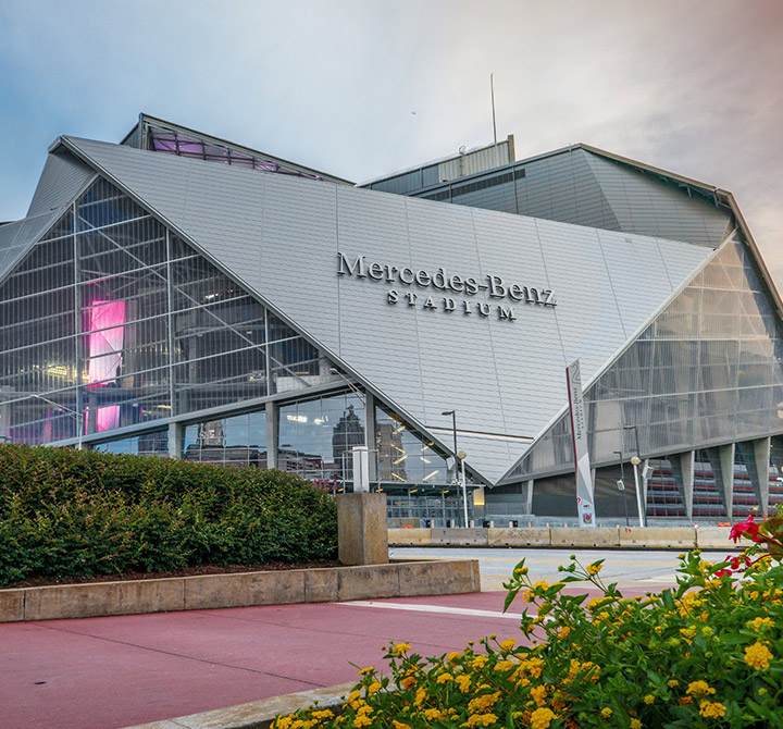 An Inside Look at the Technology Fueling Falcons' Mercedes-Benz Stadium